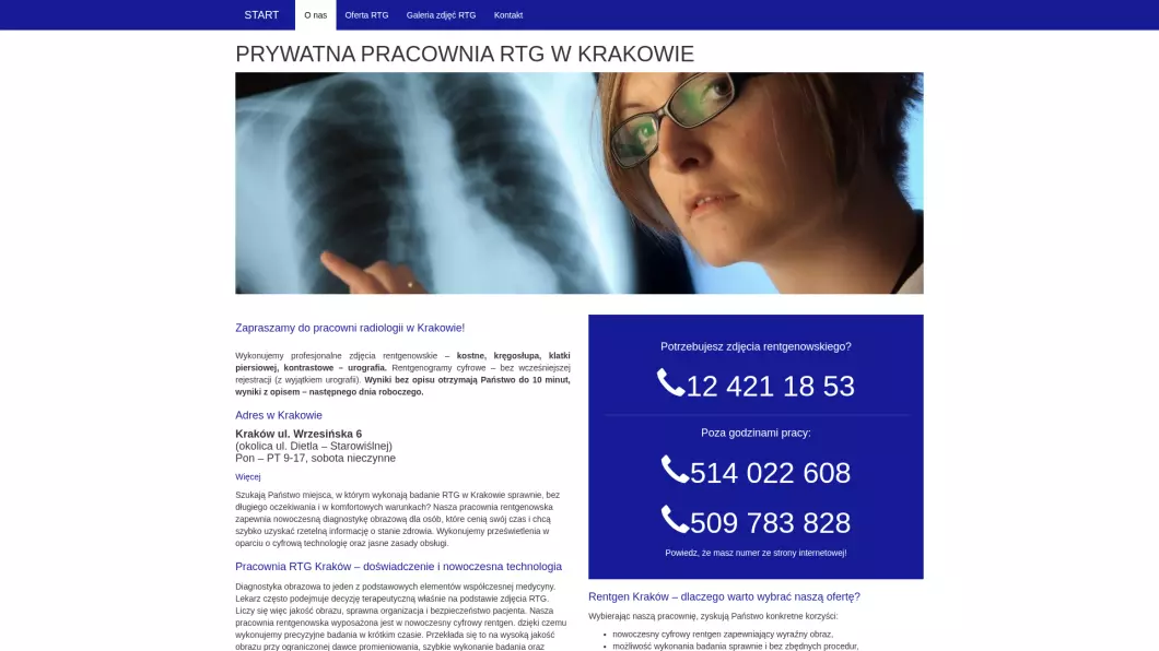 Zrzut ekranu strony
